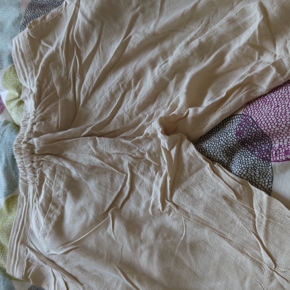 Nu New York lightweight tan pants with pockets size M/L - Picture 5 of 9